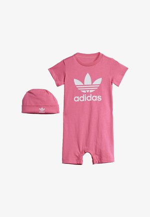 SET - Mütze - pink fusion