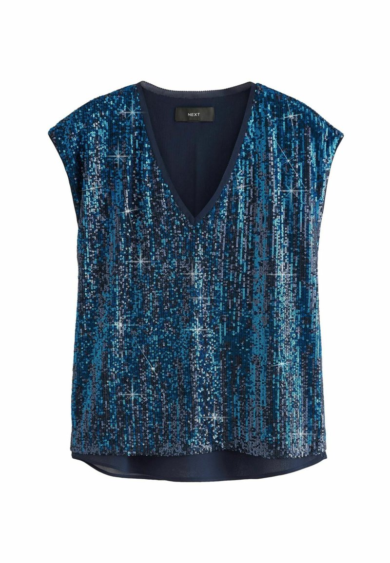 Next T-shirt print blauw