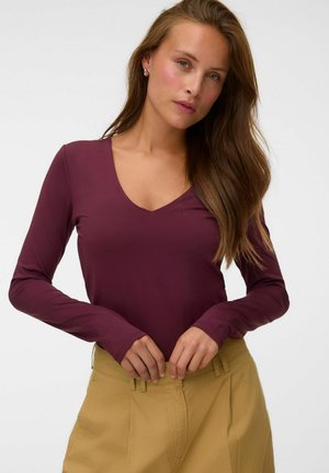 Vero Moda, TOP VMLIVA TOP - Langærmet T-shirt - winetasting