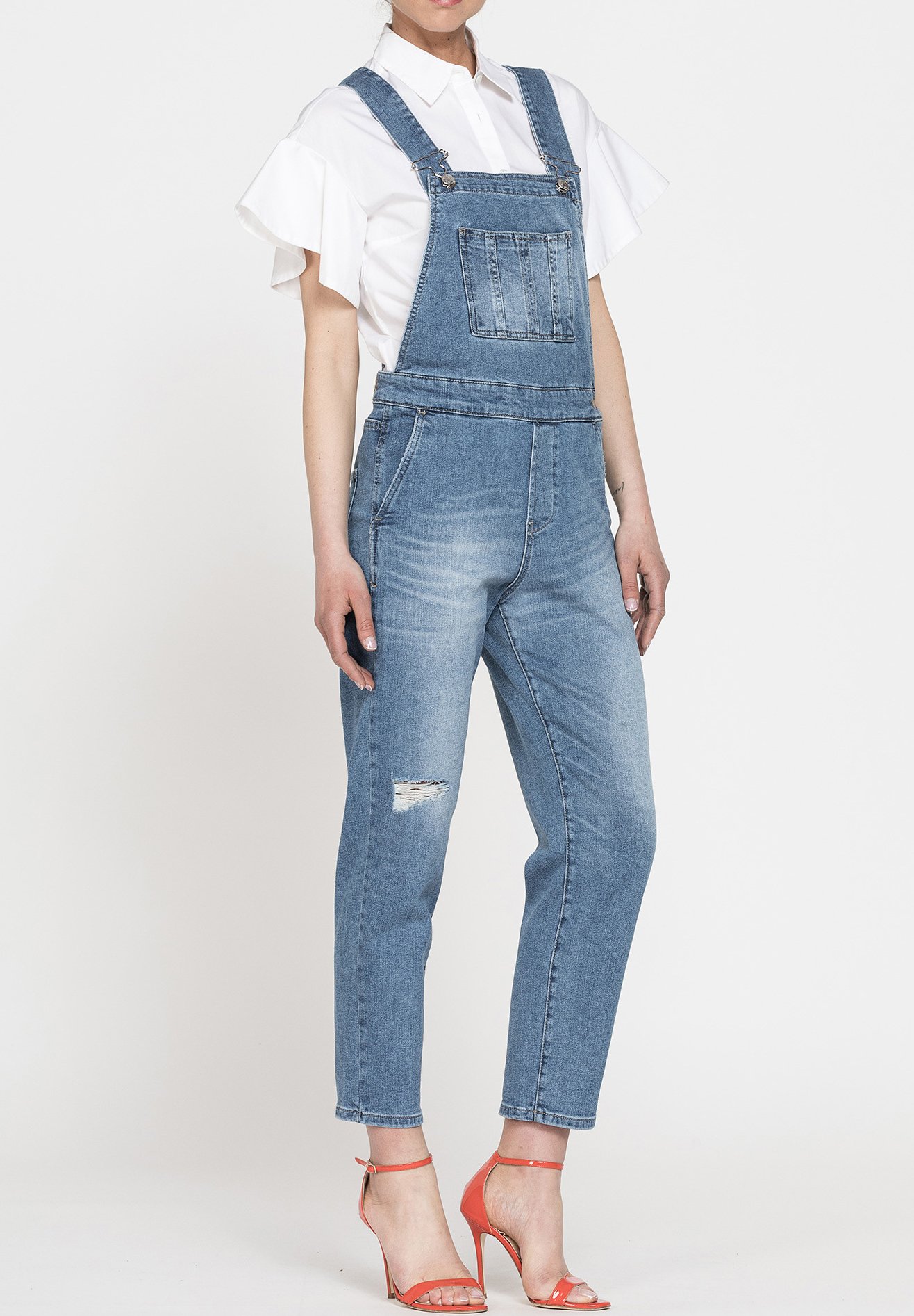 Carrera Jeans Salopette - lavaggio blu chiaro/carta da zucchero - Zalando.it