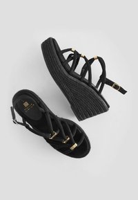 Next FOREVER COMFORT HARDWARE DETAIL - Espadrillot - black