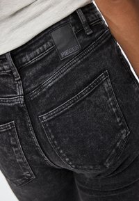 Pieces DANA MW - Jeggings - dark grey denim