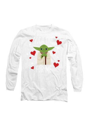 STAR WARS VALENTINE'S DAY YODA ONE FOR ME - Langarmshirt - white