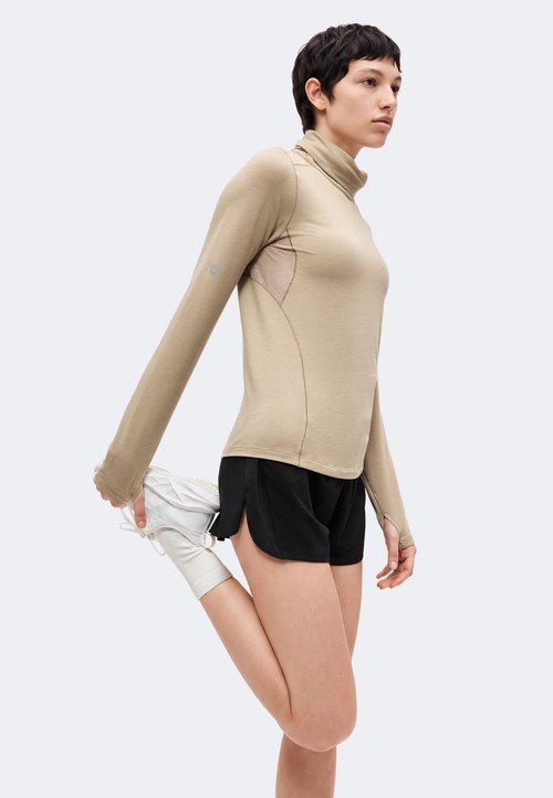 ASICS NAGINO RUN WINTER - Long sleeved top - greige — photo 4