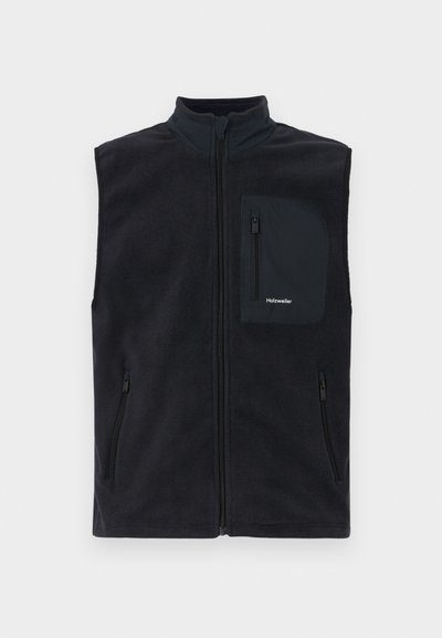 Holzweiler DOVRE VEST UNISEX - Strukirani kaput - black