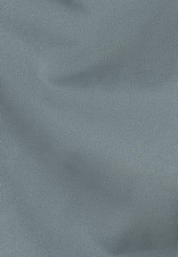 Blue ribbed fabric featuring a smooth texture and subtle, flowing waves. The material has even, narrow vertical lines throughout.