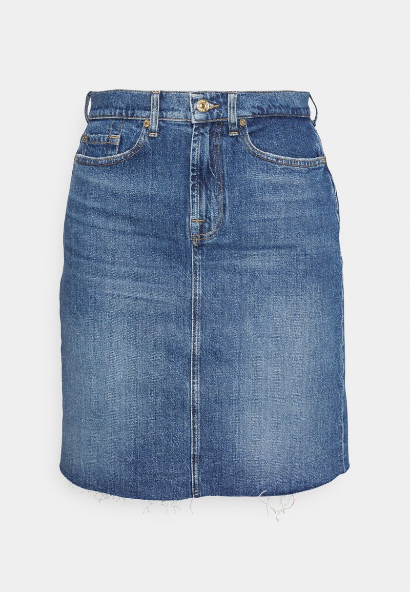 7 For All Mankind Minirok blauw 7 For All Mankind Minirok blauw