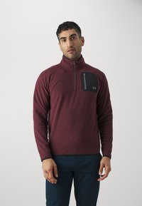 Calvin Klein Golf PLANET HALF ZIP - Pulover iz flisa - burgundy