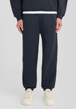 Lyle & Scott HEAVYWEIGHT LOOPBACK JOGGERS - Træningsbukser - z dark navy