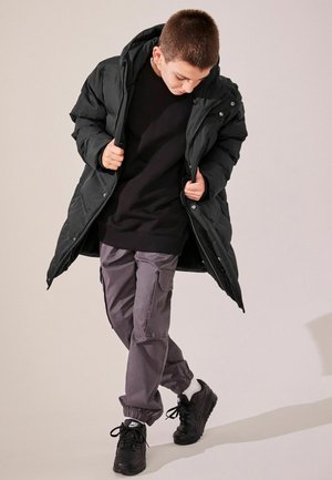 WATERPROOF LONGLINE PADDED PUFFER- REGULAR FIT - Manteau d'hiver - black
