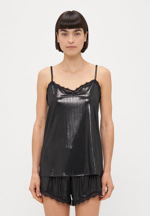 Nattøj sæt - black/silver-colored
