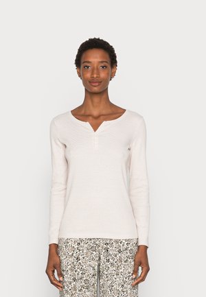 STRIPE - Maglietta a manica lunga - offwhite beige