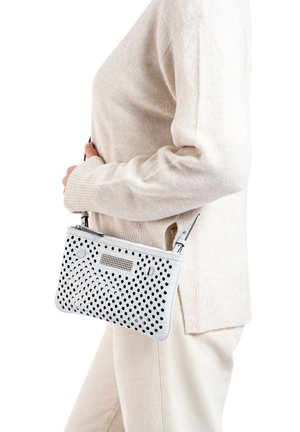 CLIO GOLDBRENNER Schoudertas - light grey navy