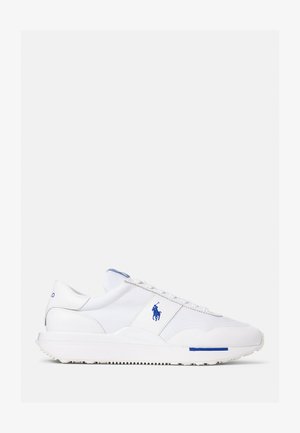 Polo Ralph Lauren TRAIN 89 LEATHER PANELED SNEAKER UNISEX - Tenisky - white/royal