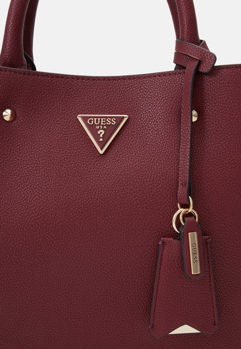 GUESS Meridian Girlfriend Tote Burgundy