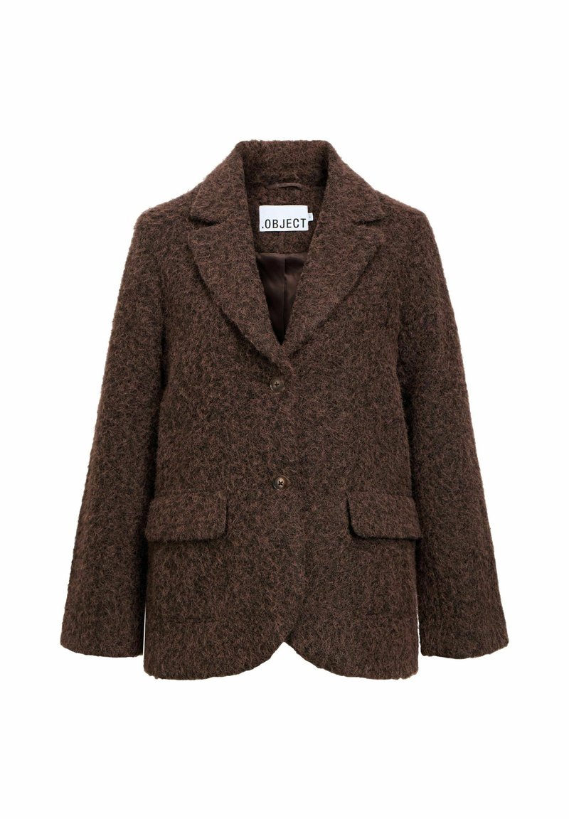 Object LONGLINE - Kurzmantel - seal brown/braun - Zalando