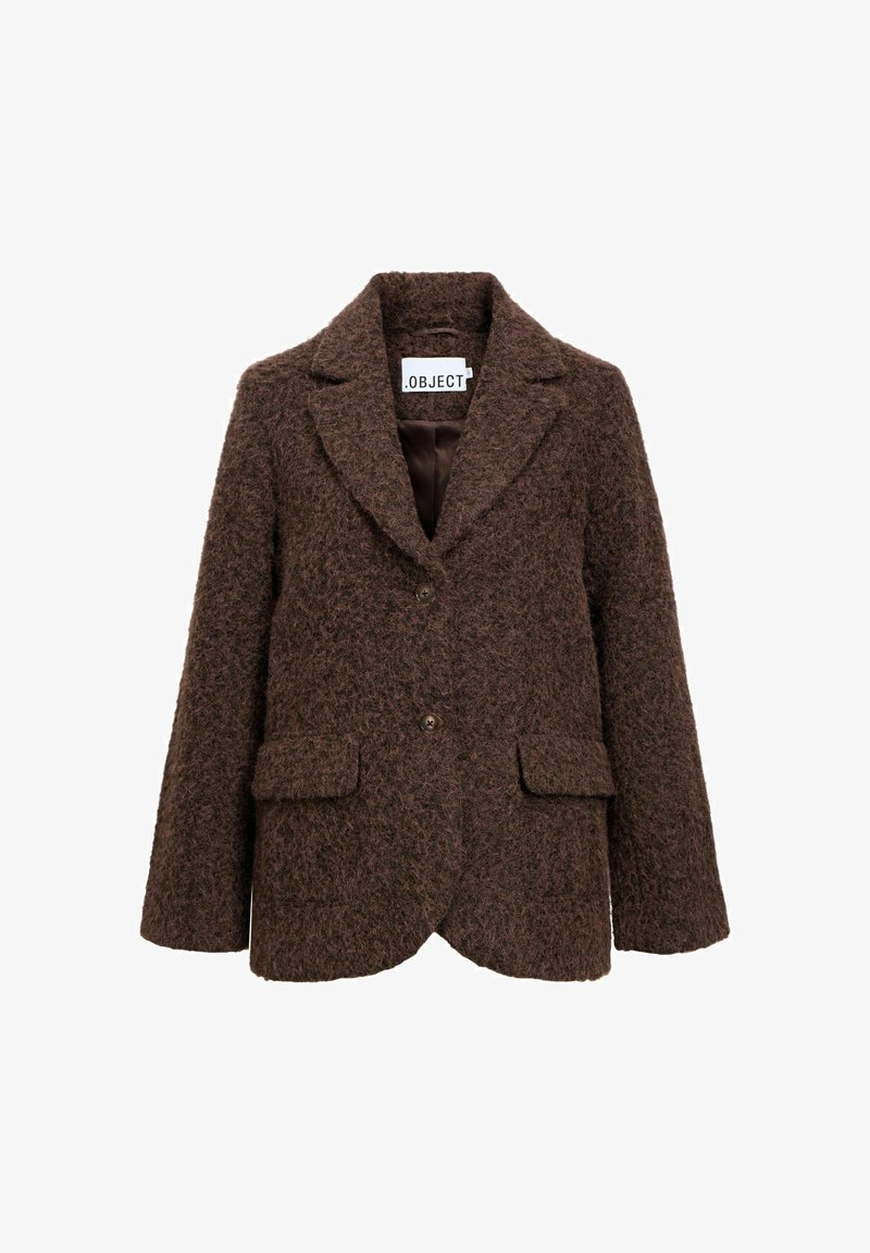 Object 609 Object LONGLINE - Kurzmantel - seal brown/braun - Zalando