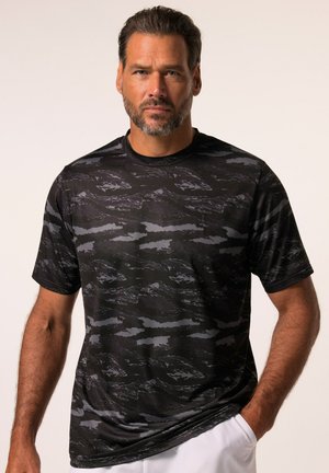 JP1880 TECHNICAL SHORT SLEEVE GRAPHIC QUICKDRY - T-shirt print - black