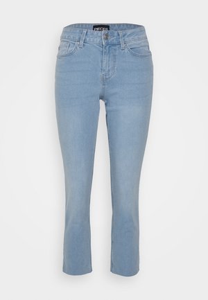 PCMIDFIVE FLEX - Calças de ganga de corte skinny - light blue denim