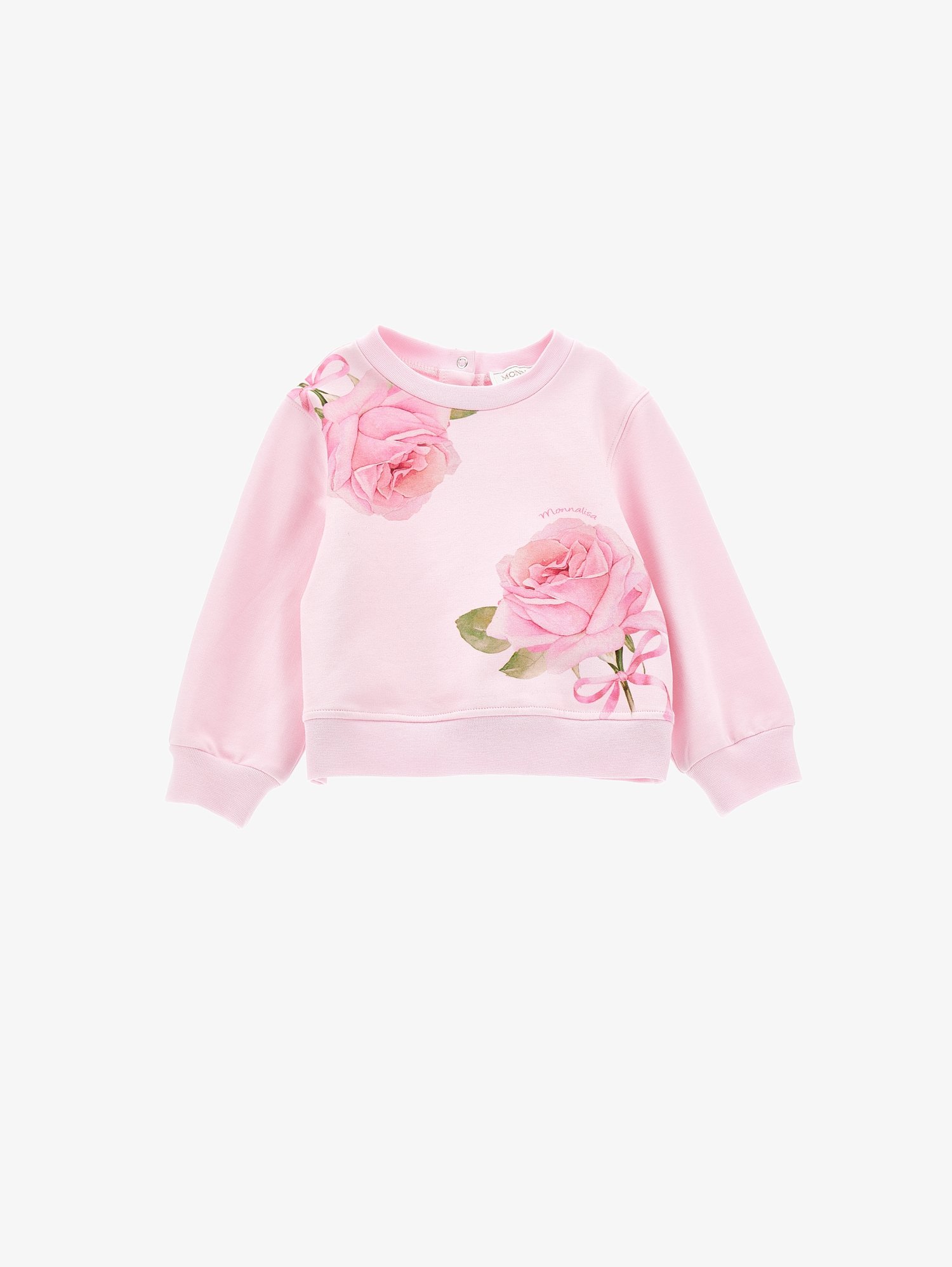 Monnalisa CON ROSE Felpa rosa fairytale/fuxia - Main Image