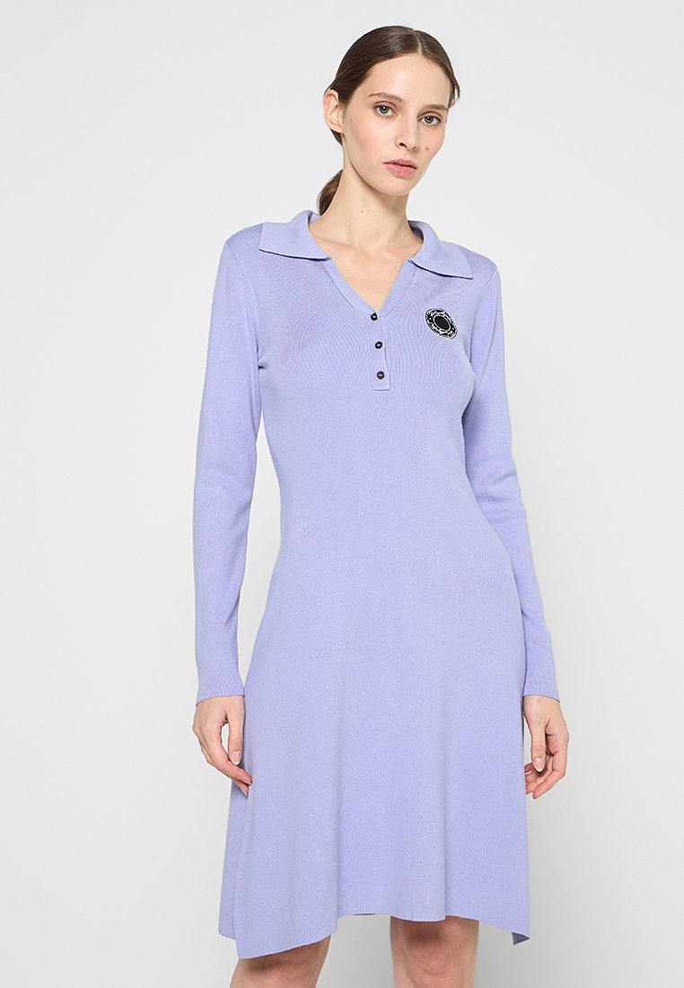 Karl Lagerfeld Gebreide jurk lila