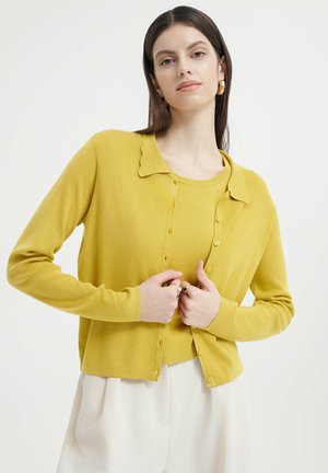 Vest - mustard yellow