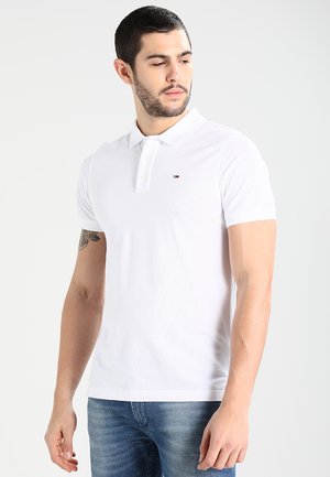 SLIM PLACKET - Poloshirt - white