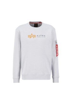 Alpha Industries LABEL - Mikina - pastel grey