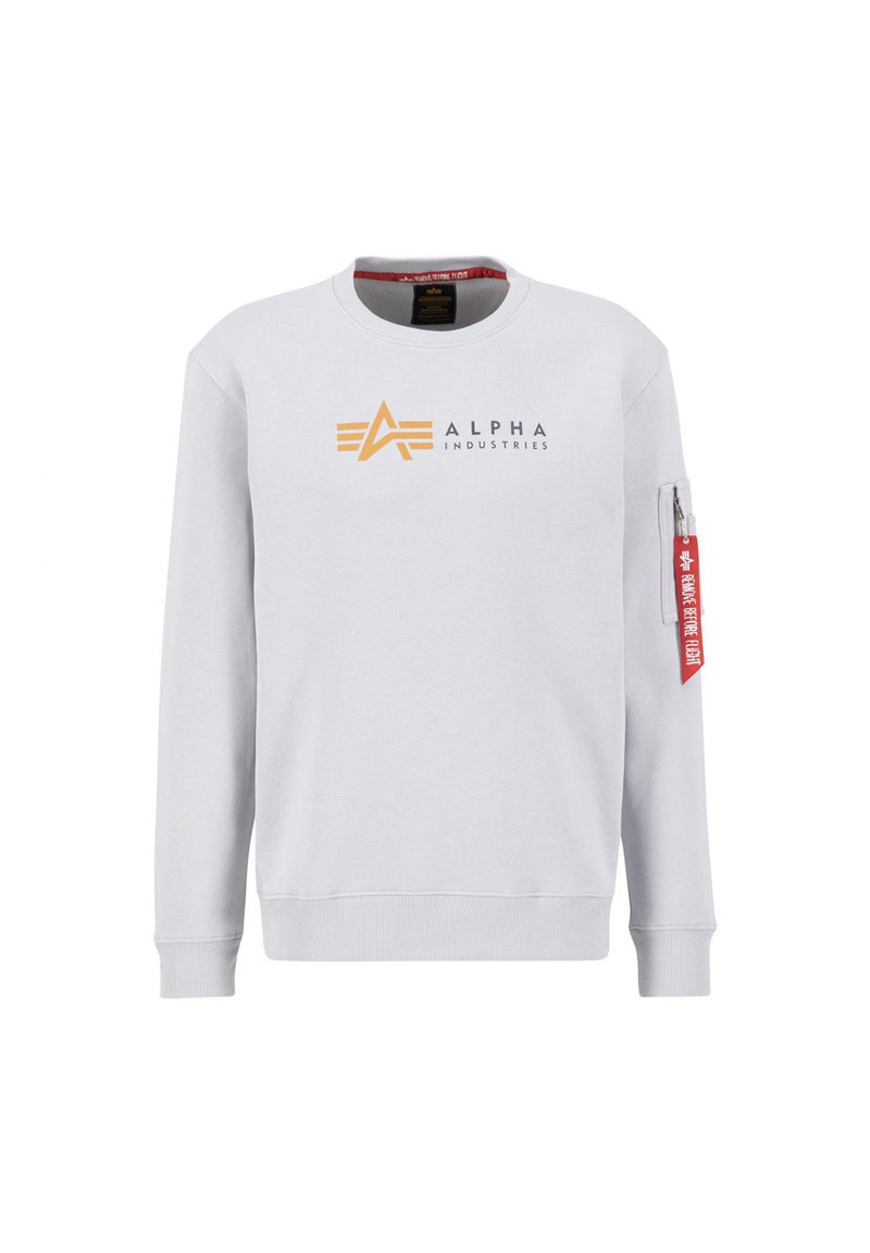 Alpha Industries LABEL - Sudadera - pastel grey