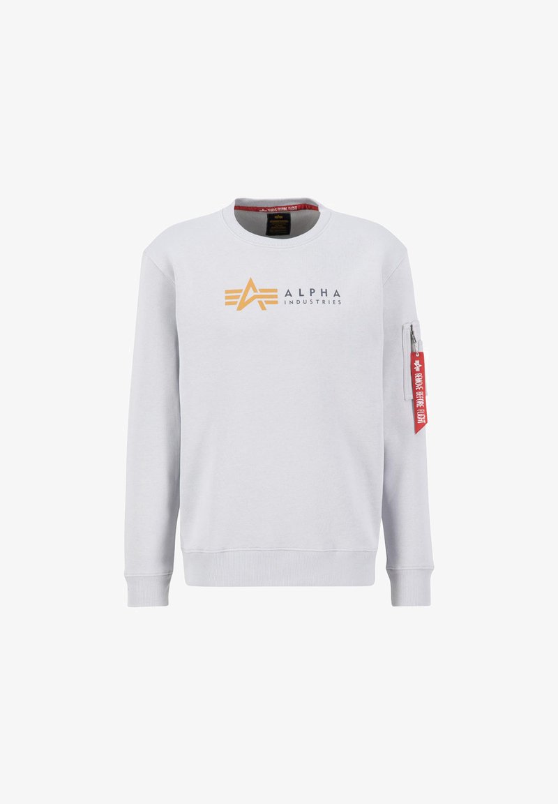 Alpha Industries LABEL - Sudadera - pastel grey