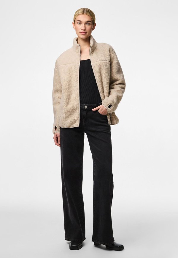 PCSADIA JACKET - Fleece jacket - silver gray2