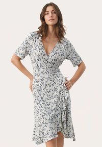 Part Two - ELMY - Vestido informal - dark navy mini flower print Imagen en miniatura 1