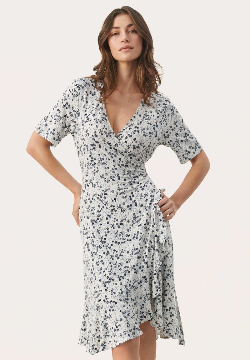 Part Two - ELMY - Vestido informal - dark navy mini flower print, Ampliar