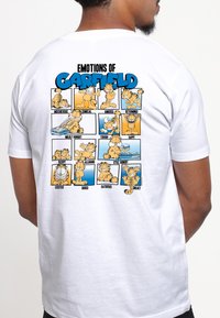 Henry Tiger EMOTIONS OF GARFIELD - Camiseta estampada - white