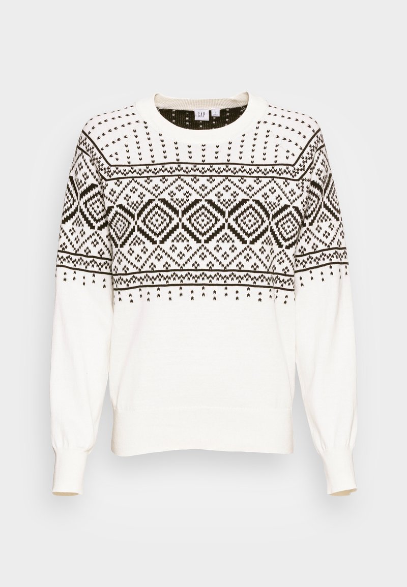 Damen Strickjacken | GAP V RAGLAN CREW Strickpullover neutral fairisle/schwarz - ZC82780 Damen Strickjacken | GAP V RAGLAN CREW Strickpullover neutral fairisle/schwarz - ZC82780