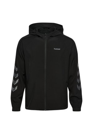 Hummel, HUMMEL HMLHYBRID TRACK JACKET - Træningsjakke - black
