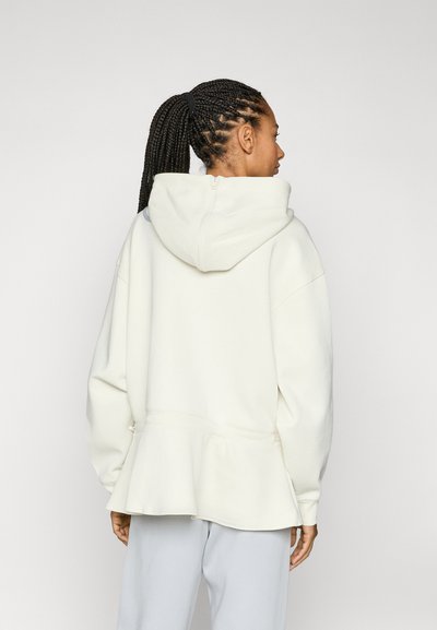 adidas by Stella McCartney PEPLUM  - Sweat à capuche - almond milk