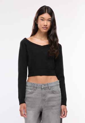 Terranova, MAGLIA TINTA UNITA - Maglione - nero