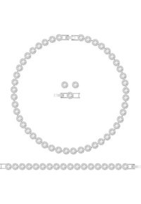 UNA ANGELIC ROUND CUT SET - Boucles d'oreilles - silver-coloured