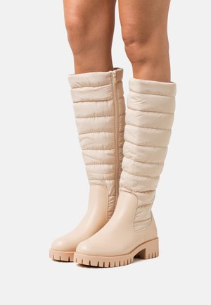 Anna Field Wide Fit Botas con plataforma - beige