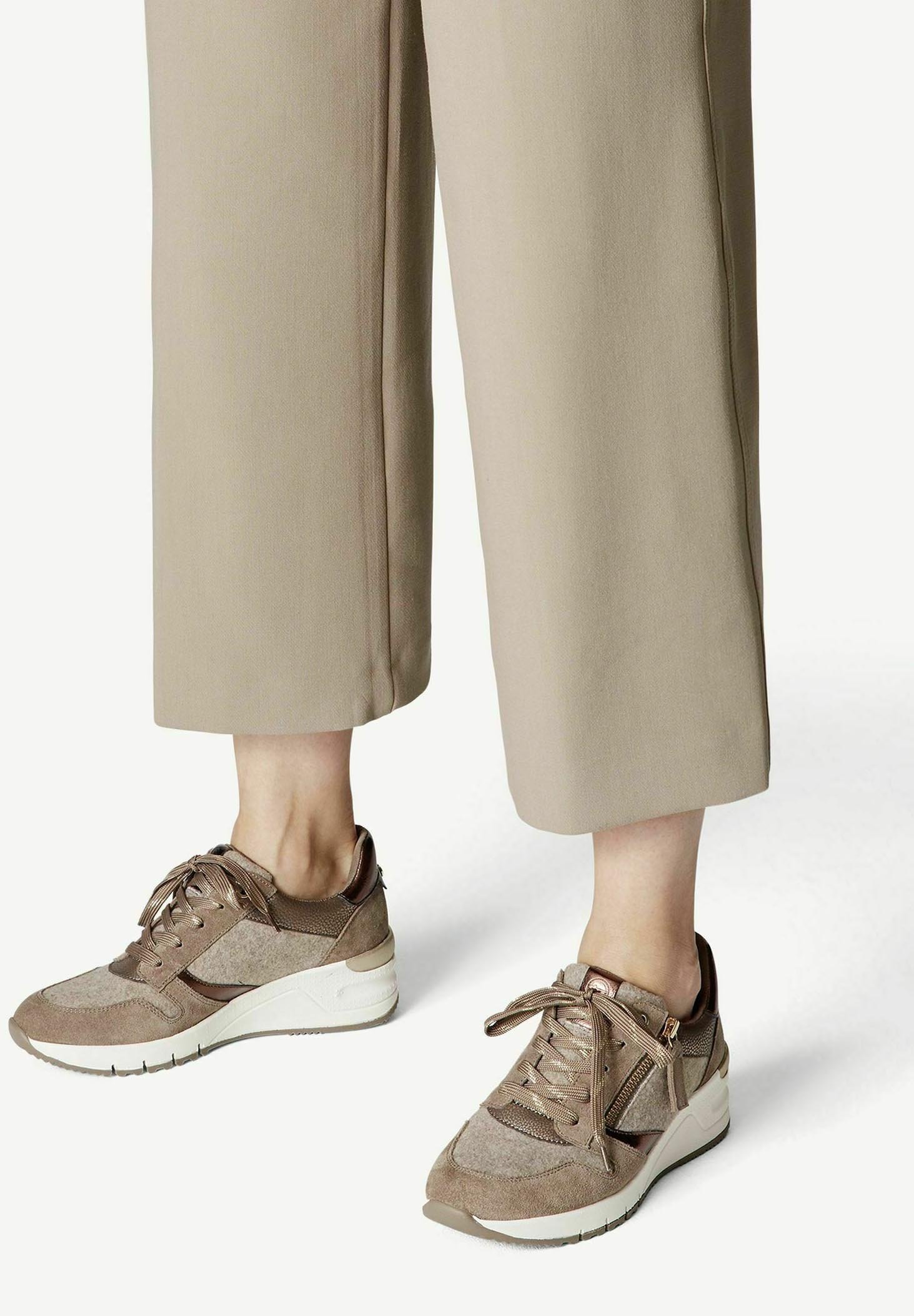 Tamaris Sneakers laag - pepper flt com/Bruin - Zalando.nl