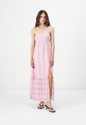 BABYDOLL MAXI - Maxikleid - light pink/white