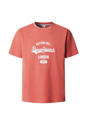 Pepe Jeans, PEPE JEANS PRINT T-SHIRT JIMMY TEE - Tričko s potlačou - cinnabar red