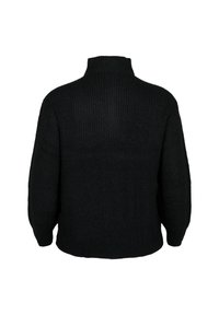 Zizzi FLASH MIT HOHEM KRAGEN UND REISSVERSCHLUSS - Vesta - black