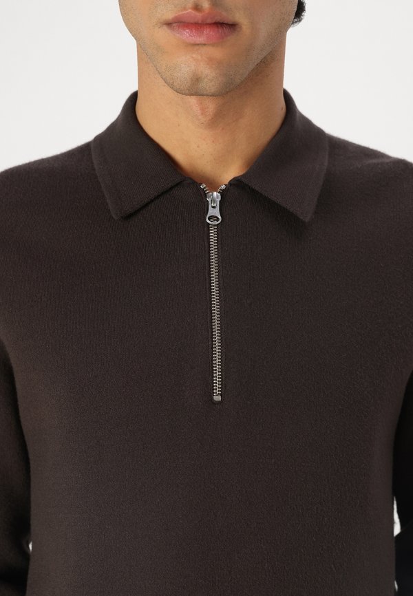 GUNA HALF ZIP - Jumper - turkish coffee2