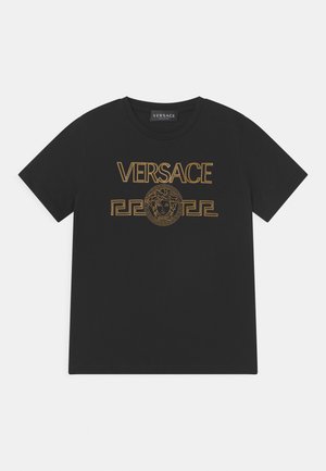 T-shirt con stampa - nero/oro
