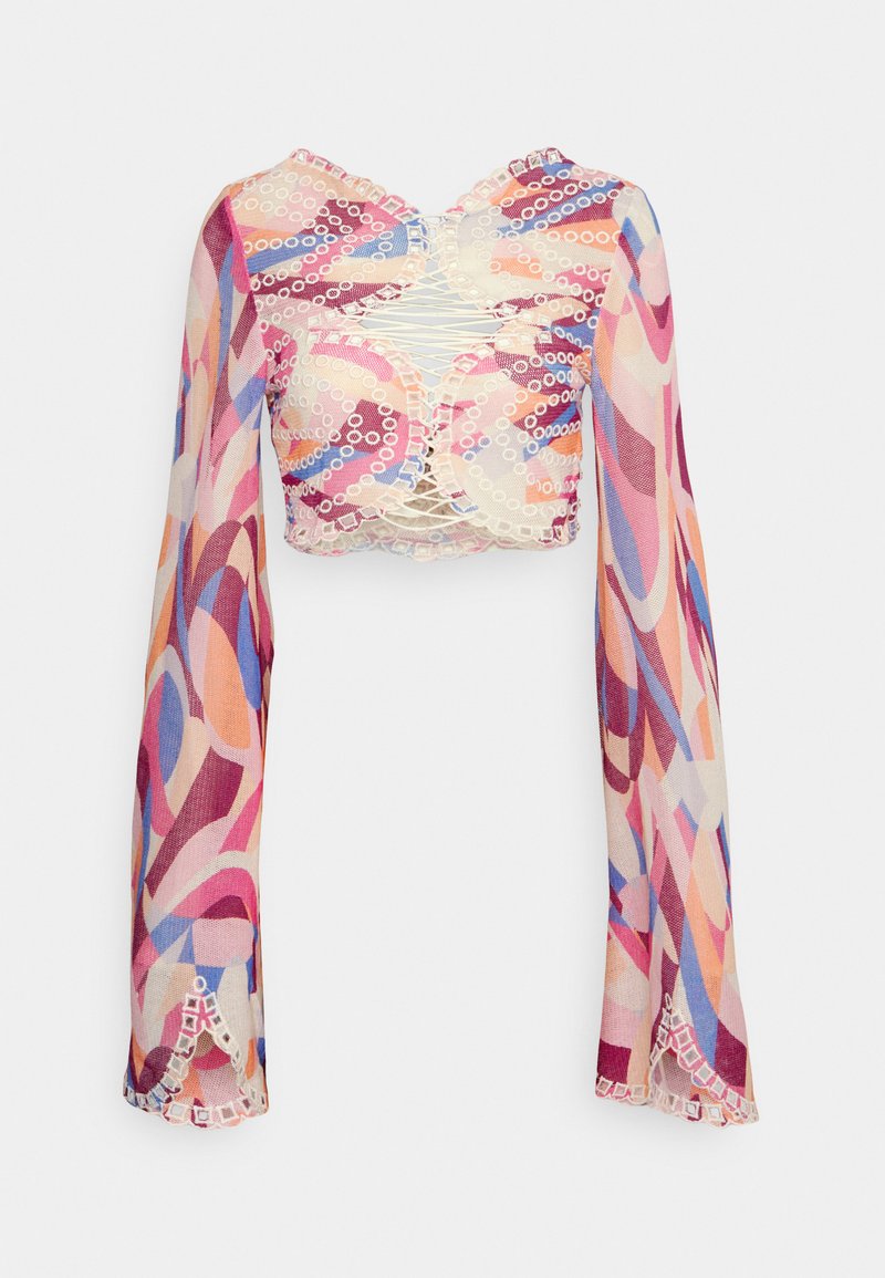 Free People Blouse donkerroze Free People Blouse donkerroze