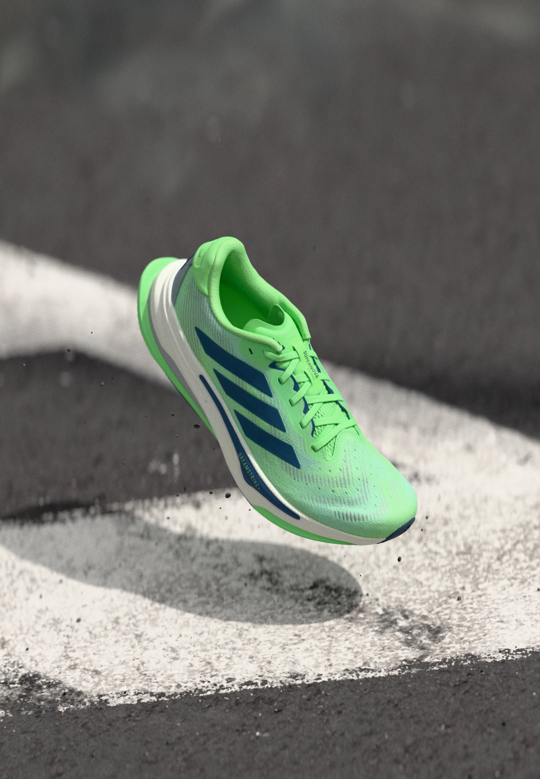 adidas Neon Green Athletic Running Shoes adidas Adizero EVO SL in Fluorescent Yellow | SVD USA main image 3