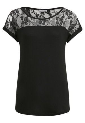 LASCANA, T-Shirt print - schwarz