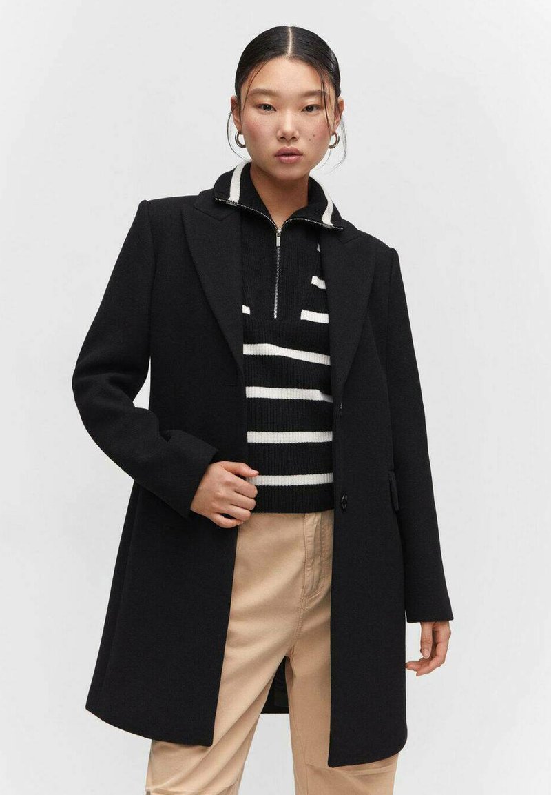 Mango KHALO Mantel černá/zwart Zalando.nl